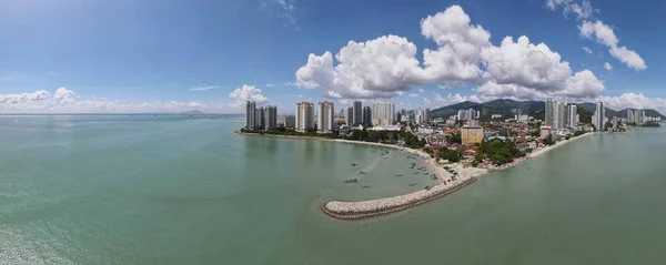 Georgetown Penang Malaysia Maj 2022 Straits Quay Landmark Buildings Villages — Stockfoto