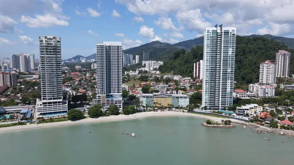 Georgetown Penang Malajzia 2022 Május Straits Quay Landmark Buildings Villages — Stock Fotó