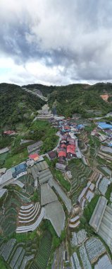 Cameron Highlands, Pahang Malezya 30 Mayıs 2022: Malezya 'nın Cameron Highlands Alanı içindeki Brinchang Bölgesinin Genel Manzarası
