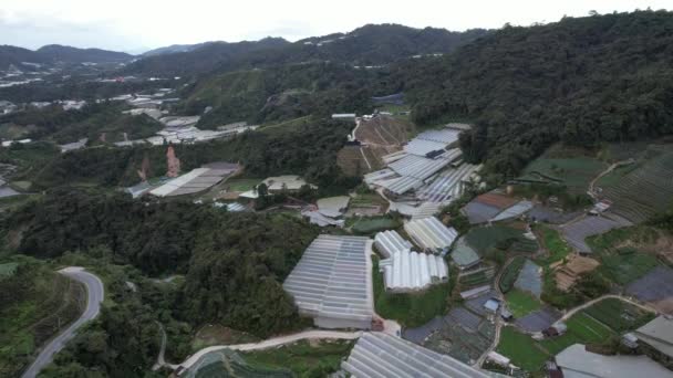 Cameron Highlands Pahang Malaysia May 2022 General Landscape View Brinchang — Stock Video