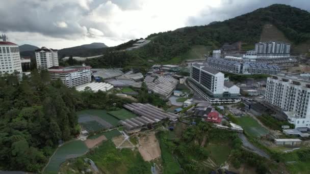 Cameron Highlands Pahang Malezja Maja 2022 Ogólny Widok Krajobraz Dystryktu — Wideo stockowe