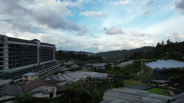 Cameron Highlands Pahang Malásia Maio 2022 Vista Geral Paisagem Distrito — Vídeo de Stock