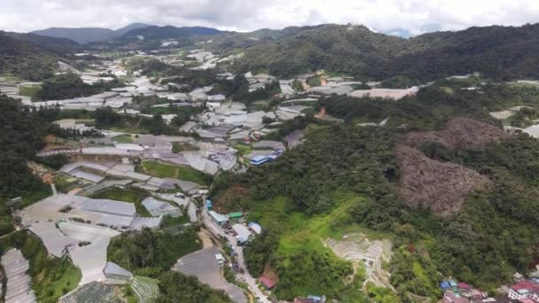 Cameron Highlands Pahang Malaysia May 2022 General Landscape View Brinchang — Stock Video