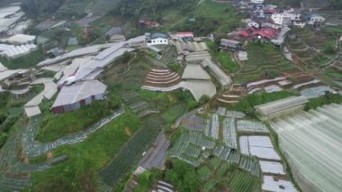 Cameron Highlands, Pahang Malezya 30 Mayıs 2022: Malezya 'nın Cameron Highlands Alanı içindeki Brinchang Bölgesinin Genel Manzarası