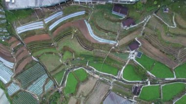 Cameron Highlands, Pahang Malezya 30 Mayıs 2022: Malezya 'nın Cameron Highlands Alanı içindeki Brinchang Bölgesinin Genel Manzarası