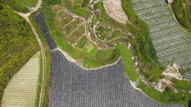 Cameron Highlands, Pahang Malezya 30 Mayıs 2022: Malezya 'nın Cameron Highlands Alanı içindeki Brinchang Bölgesinin Genel Manzarası