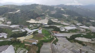 Cameron Highlands, Pahang Malezya 30 Mayıs 2022: Malezya 'nın Cameron Highlands Alanı içindeki Brinchang Bölgesinin Genel Manzarası
