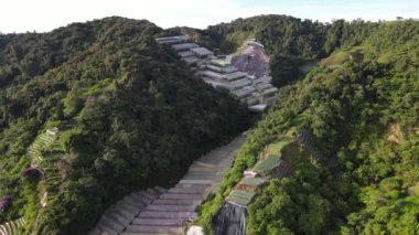 Cameron Highlands, Pahang Malezya 30 Mayıs 2022: Malezya 'nın Cameron Highlands Alanı içindeki Brinchang Bölgesinin Genel Manzarası