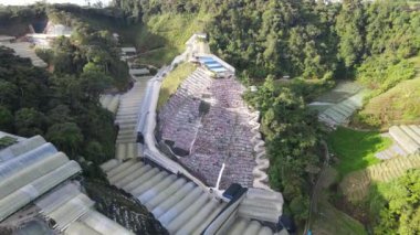 Cameron Highlands, Pahang Malezya 30 Mayıs 2022: Malezya 'nın Cameron Highlands Alanı içindeki Brinchang Bölgesinin Genel Manzarası
