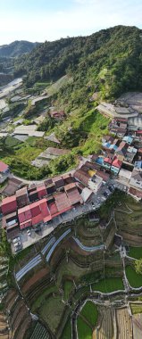 Cameron Highlands, Pahang Malezya 30 Mayıs 2022: Malezya 'nın Cameron Highlands Alanı içindeki Brinchang Bölgesinin Genel Manzarası