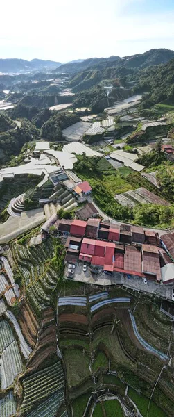 Cameron Highlands, Pahang Malezya 30 Mayıs 2022: Malezya 'nın Cameron Highlands Alanı içindeki Brinchang Bölgesinin Genel Manzarası