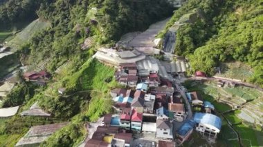 Cameron Highlands, Pahang Malezya 30 Mayıs 2022: Malezya 'nın Cameron Highlands Alanı içindeki Brinchang Bölgesinin Genel Manzarası