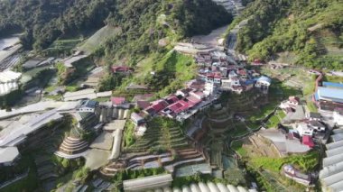Cameron Highlands, Pahang Malezya 30 Mayıs 2022: Malezya 'nın Cameron Highlands Alanı içindeki Brinchang Bölgesinin Genel Manzarası
