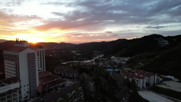 Cameron Highlands Pahang Malaysia May 2022 General Landscape View Brinchang — Stock Video