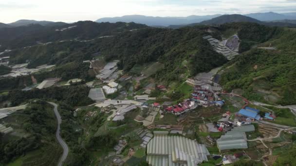 Cameron Highlands Pahang Malaysia May 2022 General Landscape View Brinchang — Stock Video