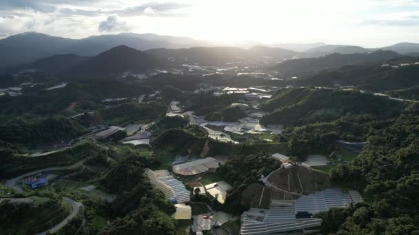 Cameron Highlands Pahang Malezja Maja 2022 Ogólny Widok Krajobraz Dystryktu — Wideo stockowe