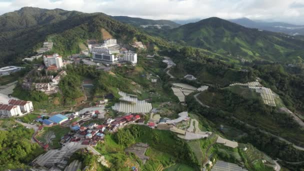 Cameron Highlands Pahang Malásia Maio 2022 Vista Geral Paisagem Distrito — Vídeo de Stock