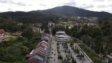 Cameron Highlands, Pahang Malezya 30 Mayıs 2022: Malezya 'nın Cameron Highlands Alanı içindeki Brinchang Bölgesinin Genel Manzarası