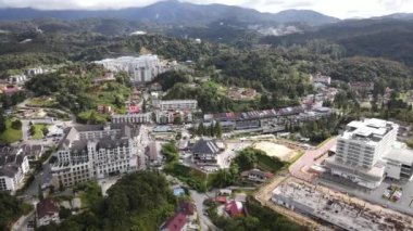 Cameron Highlands, Pahang Malezya 30 Mayıs 2022: Malezya 'nın Cameron Highlands Alanı içindeki Brinchang Bölgesinin Genel Manzarası