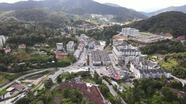 Cameron Highlands Pahang Malaysia 2022 General Landscape View Brinchang District — 비디오