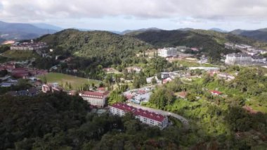Cameron Highlands, Pahang Malezya 30 Mayıs 2022: Malezya 'nın Cameron Highlands Alanı içindeki Brinchang Bölgesinin Genel Manzarası