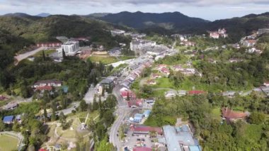 Cameron Highlands, Pahang Malezya 30 Mayıs 2022: Malezya 'nın Cameron Highlands Alanı içindeki Brinchang Bölgesinin Genel Manzarası