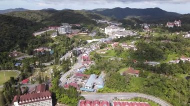 Cameron Highlands, Pahang Malezya 30 Mayıs 2022: Malezya 'nın Cameron Highlands Alanı içindeki Brinchang Bölgesinin Genel Manzarası