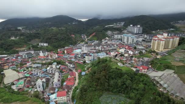 Cameron Highlands Pahang Malaysia Mei 2022 General Landscape View Brinchang — Stok Video