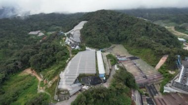 Cameron Highlands, Pahang Malezya 30 Mayıs 2022: Malezya 'nın Cameron Highlands Alanı içindeki Brinchang Bölgesinin Genel Manzarası