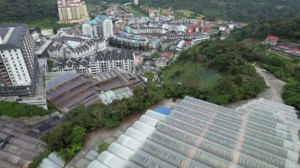 Cameron Highlands Pahang Malaysia 2022 General Landscape View Brinchang District — 비디오