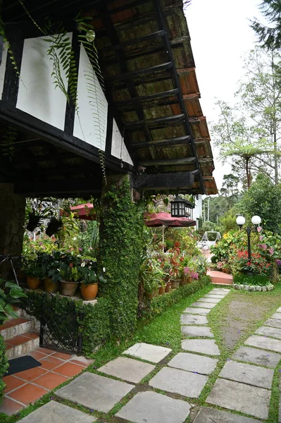 Ein Altenglisches Rauchhaus Den Cameron Highlands Malaysia — Stockfoto