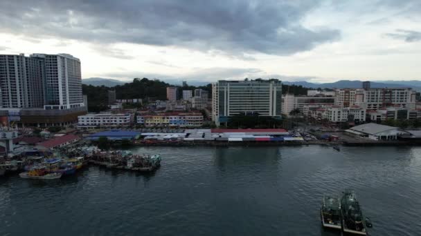 Strandlandskapet Inom Öarna Manukan Mamutik Och Sapi Kota Kinabalu Sabah — Stockvideo