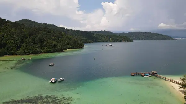 Kota Kinabalu Sabah Malaysia Giugno 2022 Zona Del Lungomare Dell — Foto Stock