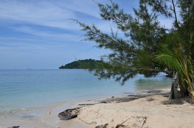 Kota Kinabalu, Sabah Malezya 14 Haziran 2022: Kota Kinabalu Şehir Merkezi Rıhtım ve Kordon Bölgesi