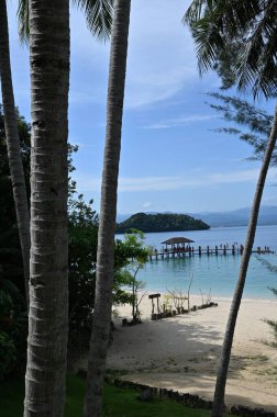 Kota Kinabalu, Sabah Malezya 14 Haziran 2022: Kota Kinabalu Şehir Merkezi Rıhtım ve Kordon Bölgesi