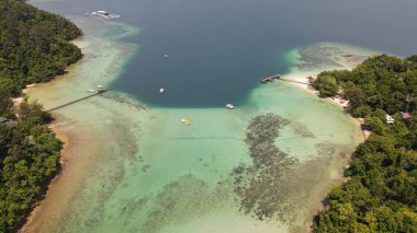 Manukan, Mamutik ve Sapi, Kota Kinabalu, Sabah Malezya Sahili