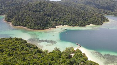 Manukan, Mamutik ve Sapi, Kota Kinabalu, Sabah Malezya Sahili
