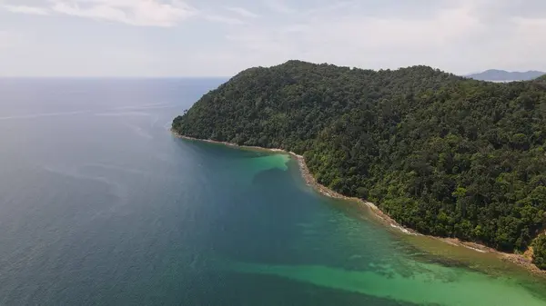 Paesaggio Sulla Spiaggia All Interno Delle Isole Manukan Mamutik Sapi — Foto Stock