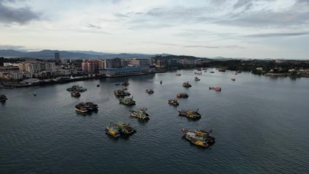 Krajobraz Nadmorski Wyspach Manukan Mamutik Sapi Kota Kinabalu Sabah Malezja — Wideo stockowe