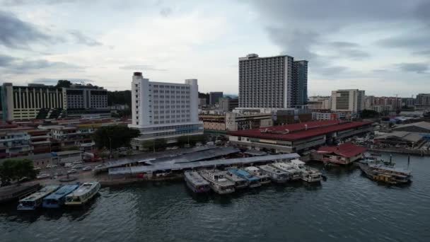 Tengerparti Táj Manukan Mamutik Sapi Szigetén Kota Kinabalu Sabah Malajzia — Stock videók