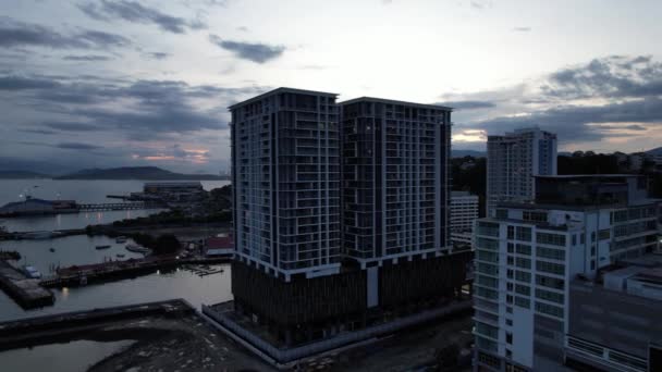 Het Strand Landschap Binnen Eilanden Manukan Mamutik Sapi Kota Kinabalu — Stockvideo