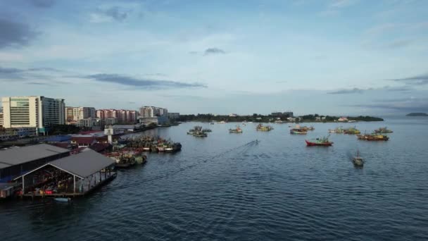 Het Strand Landschap Binnen Eilanden Manukan Mamutik Sapi Kota Kinabalu — Stockvideo