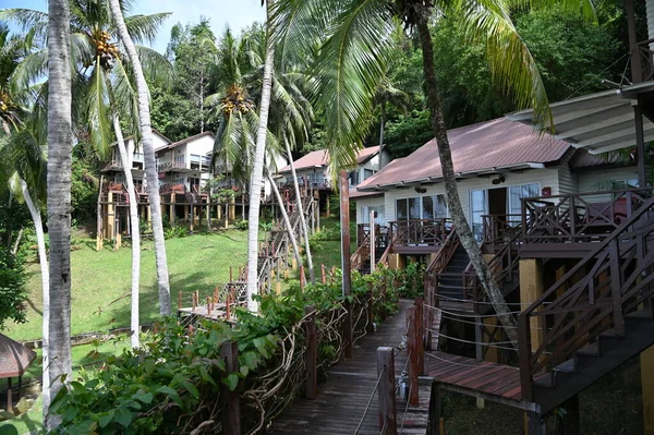 Het Strand Landschap Binnen Eilanden Manukan Mamutik Sapi Kota Kinabalu — Stockfoto