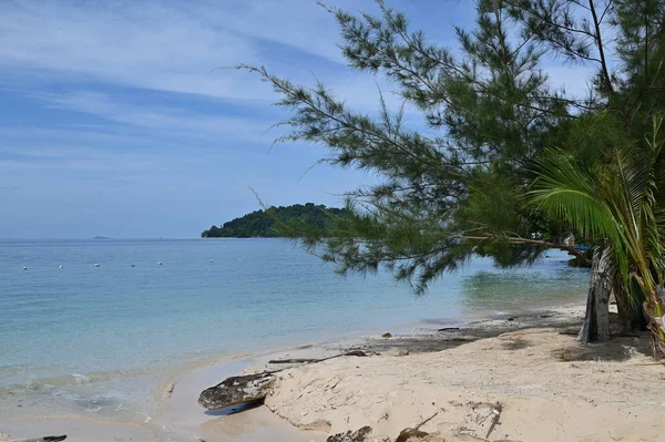 Beachside Scenery Islands Manukan Mamutik Sapi Kota Kinabalu Sabah Malajsie — Stock fotografie