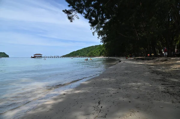 マヌカン島 マムティク島 サピ島の海辺の風景 コタキナバル島 サバ州マレーシア — ストック写真