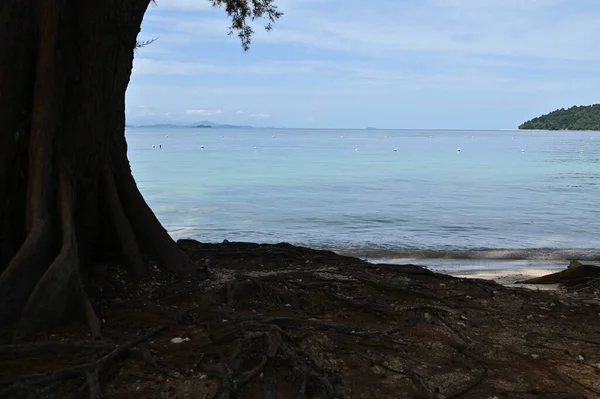 Paysage Bord Mer Dans Les Îles Manukan Mamutik Sapi Kota — Photo