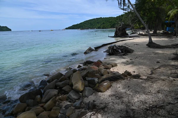 Paisagem Beira Mar Dentro Das Ilhas Manukan Mamutik Sapi Kota — Fotografia de Stock