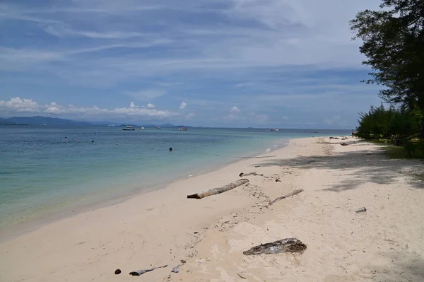 Beachside Scenery Islands Manukan Mamutik Sapi Kota Kinabalu Sabah Malaysia — стокове фото