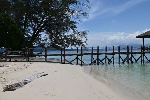 Beachside Scenery Islands Manukan Mamutik Sapi Kota Kinabalu Sabah Malajsie — Stock fotografie