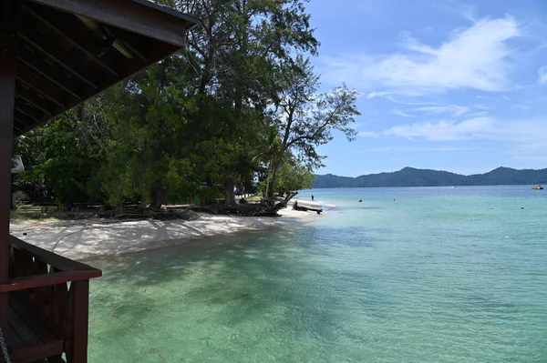 Beachside Scenery Islands Manukan Mamutik Sapi Kota Kinabalu Sabah Malajsie — Stock fotografie